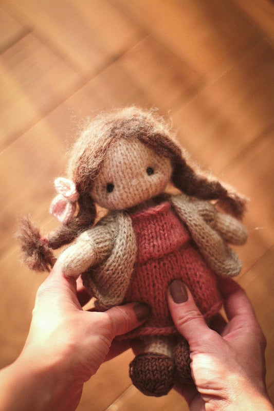 Knitting Pattern Girl toy