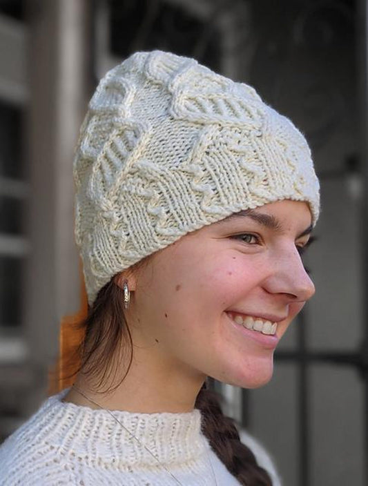 Patchwork Butterfly Cap Knitting Pattern
