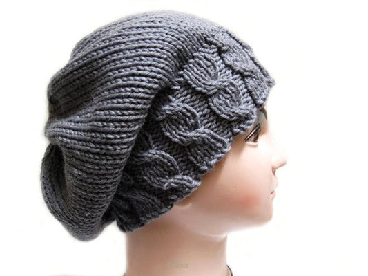 Knitting Hat Pattern Beanie Beret: Knitting Pattern