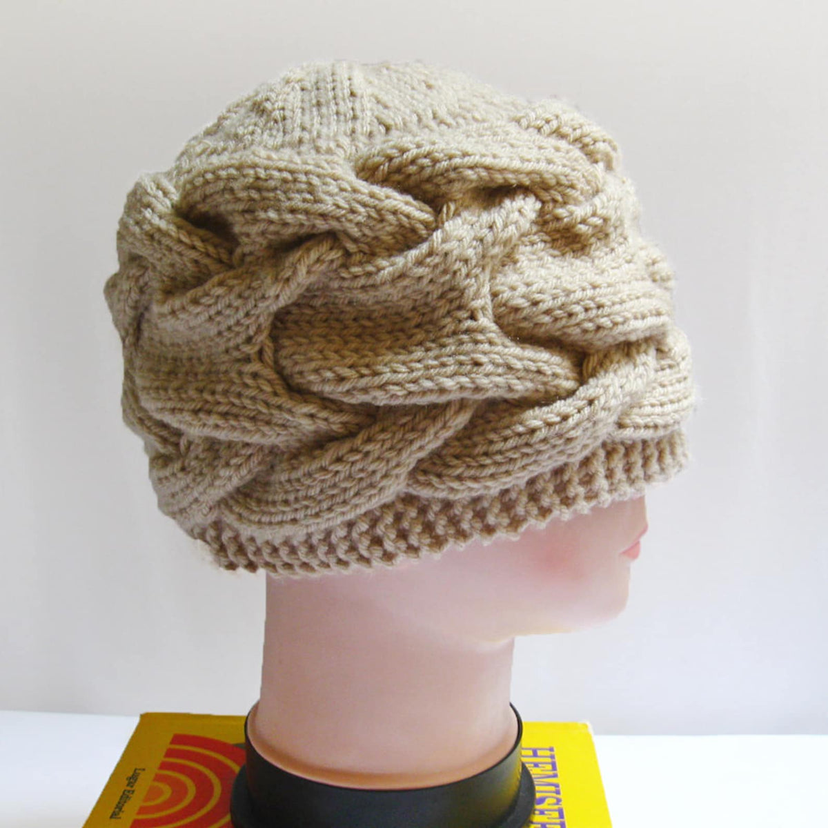 Knit Hat Pattern Knit Cabled Hat Knitting Pattern