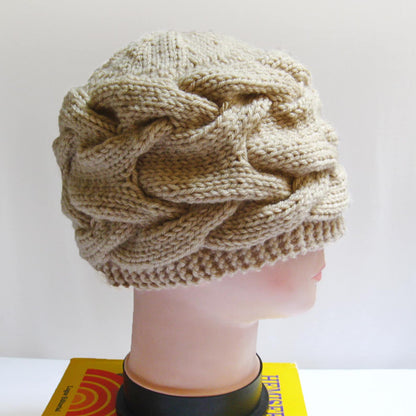 Knit Hat Pattern Knit Cabled Hat Knitting Pattern
