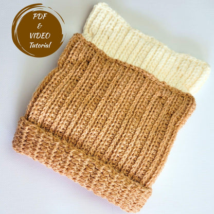 Kitty Ear Beanie Crochet Pattern