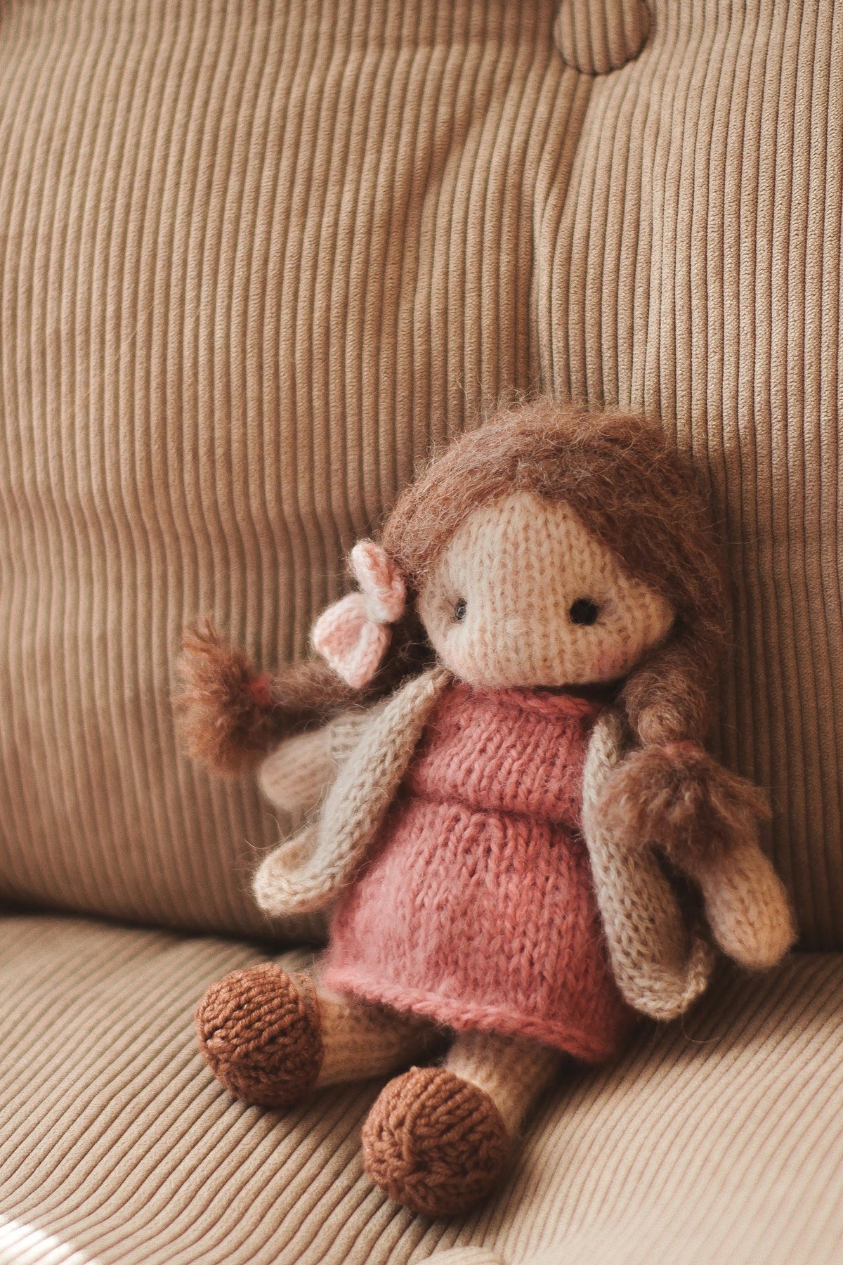 Knitting Pattern Girl toy