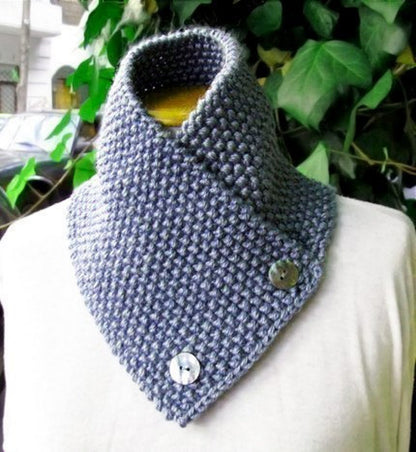Knitting Pattern for Knit Scarf Cowl or Neckwarmer N9 Knitting Pattern
