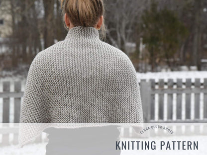 KITTRICK Blanket Wrap Knitting PATTERN