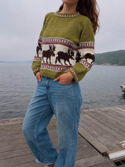 Moose Raglan KNITTING PATTERN