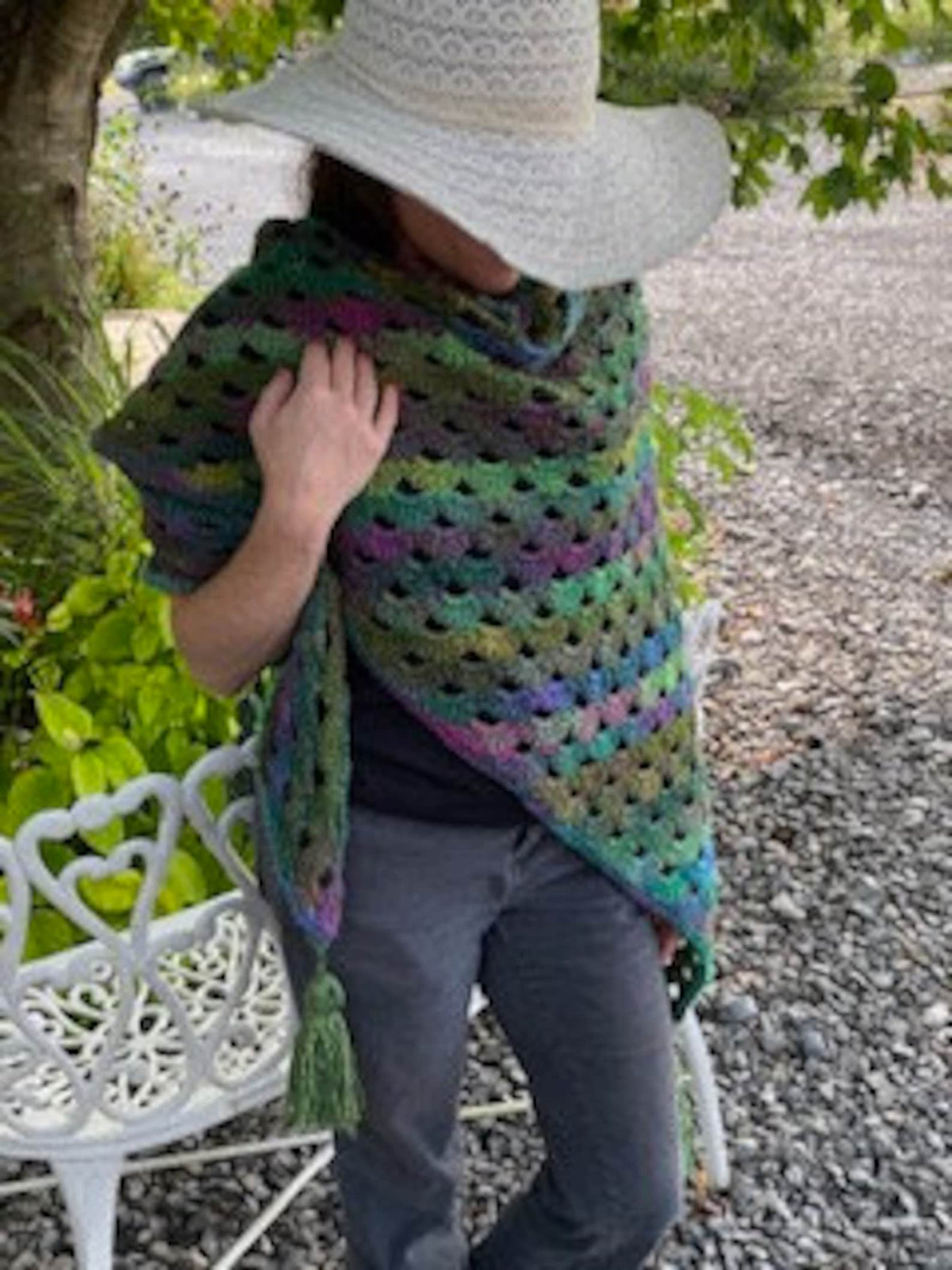 Cascading Shawl Crochet Pattern