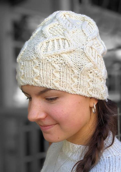 Patchwork Butterfly Cap Knitting Pattern