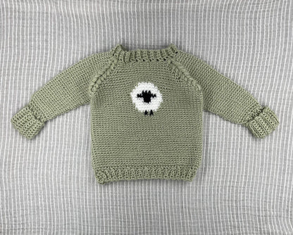 Baby Sheep Sweater Crochet Pattern