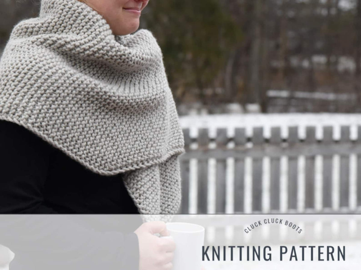 KITTRICK Blanket Wrap Knitting PATTERN