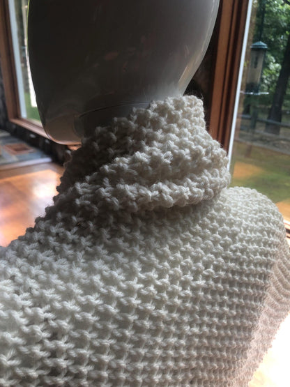 EASY KNIT Pattern for Rectangular Blanket Wrap Shawl pattern
