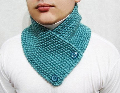 Knitting Pattern for Knit Scarf Cowl or Neckwarmer N9 Knitting Pattern