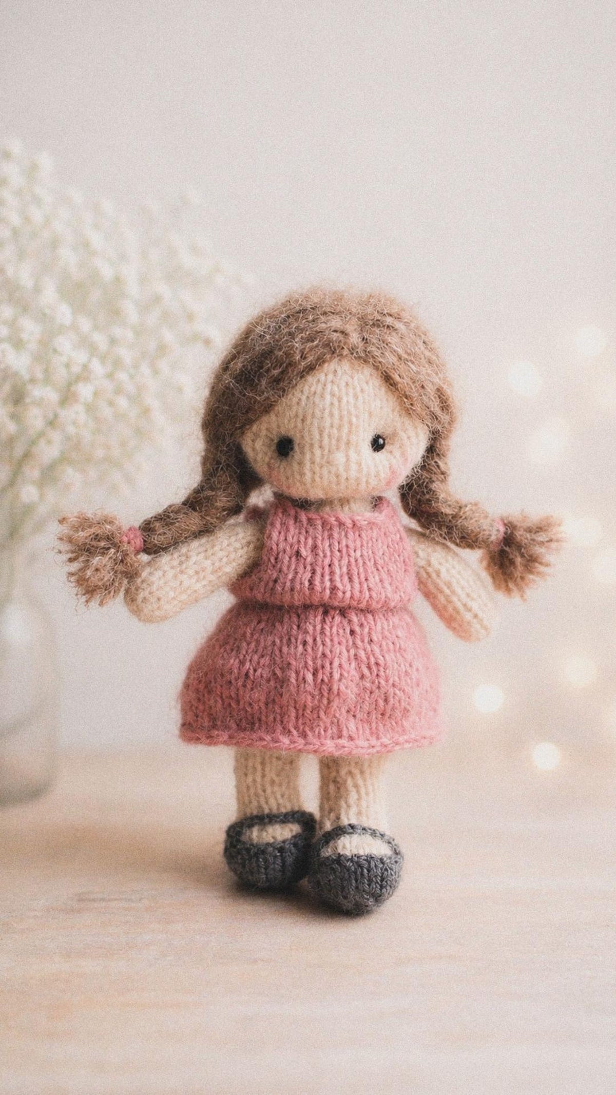 Knitting Pattern Girl toy