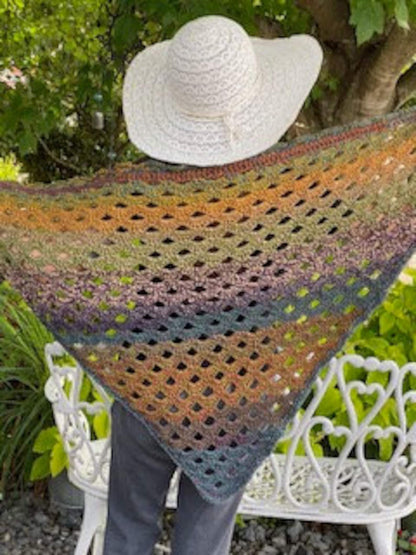 Cascading Shawl Crochet Pattern