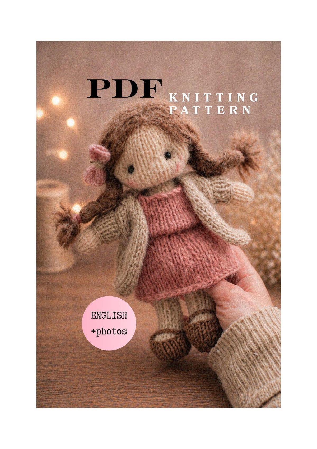 Knitting Pattern Girl toy