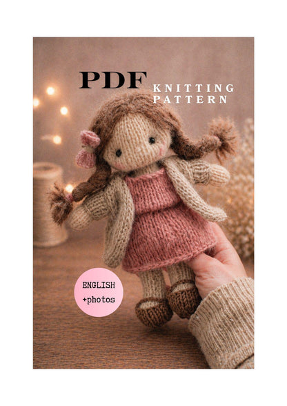 Knitting Pattern Girl toy