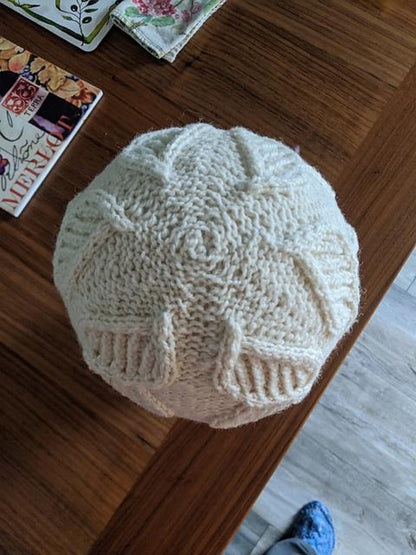 Patchwork Butterfly Cap Knitting Pattern