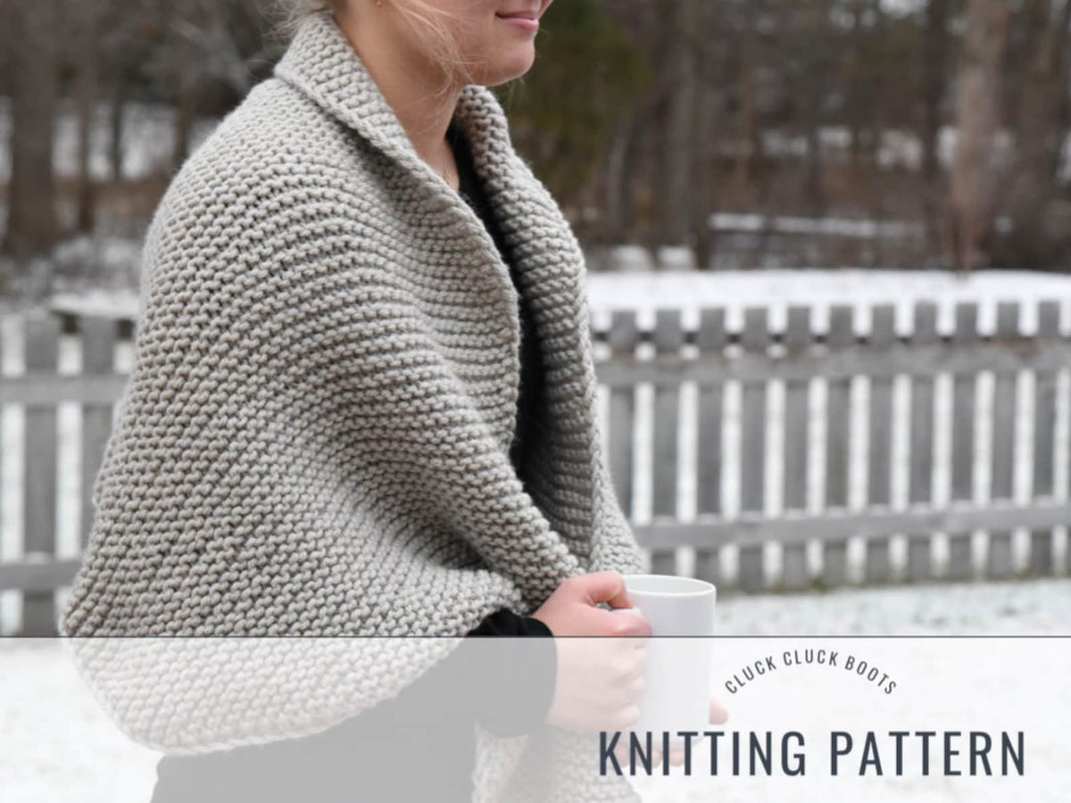 KITTRICK Blanket Wrap Knitting PATTERN