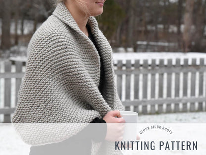 KITTRICK Blanket Wrap Knitting PATTERN