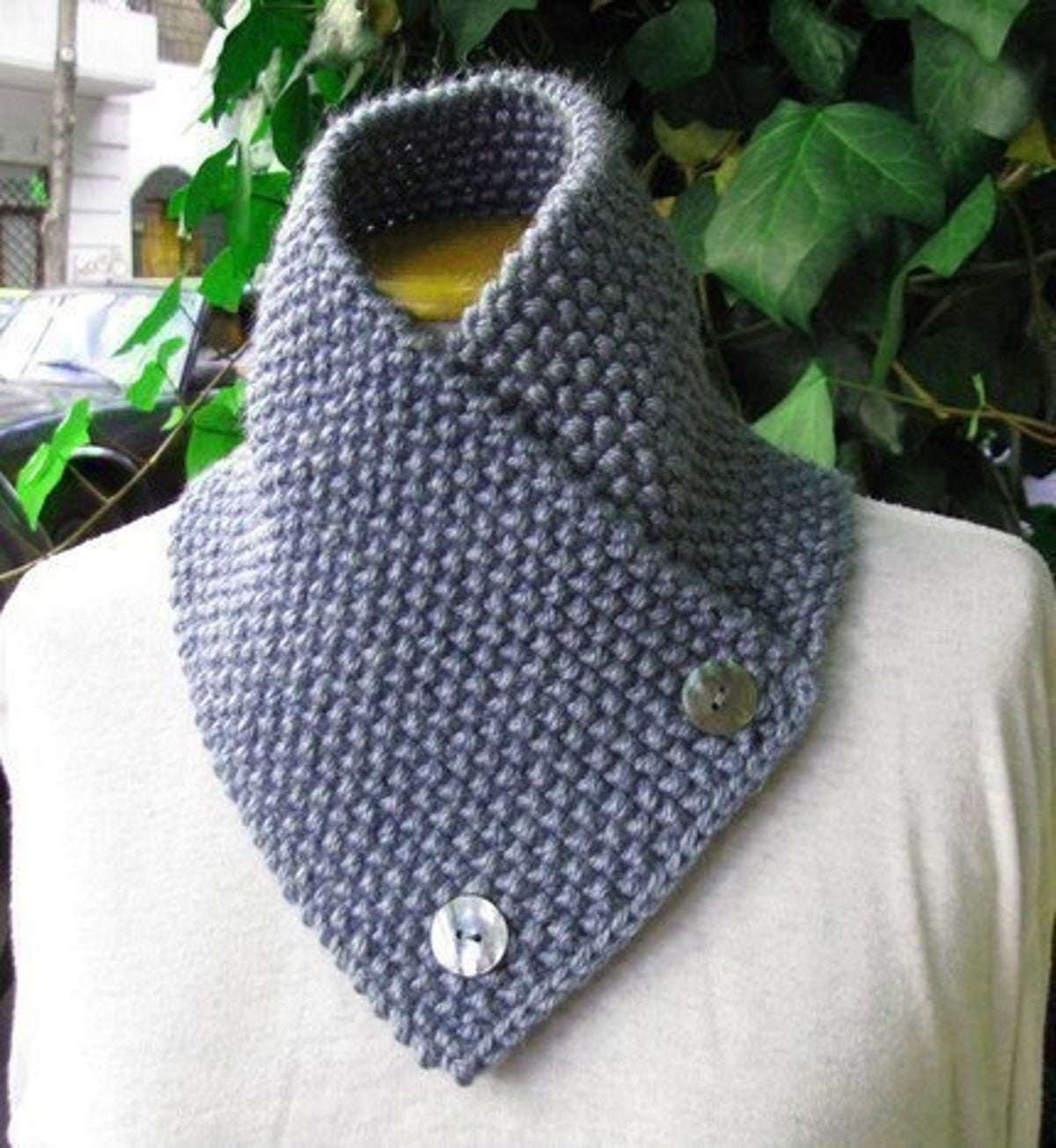 Knitting Pattern for Knit Scarf Cowl or Neckwarmer N9 Knitting Pattern