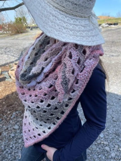 Cascading Shawl Crochet Pattern