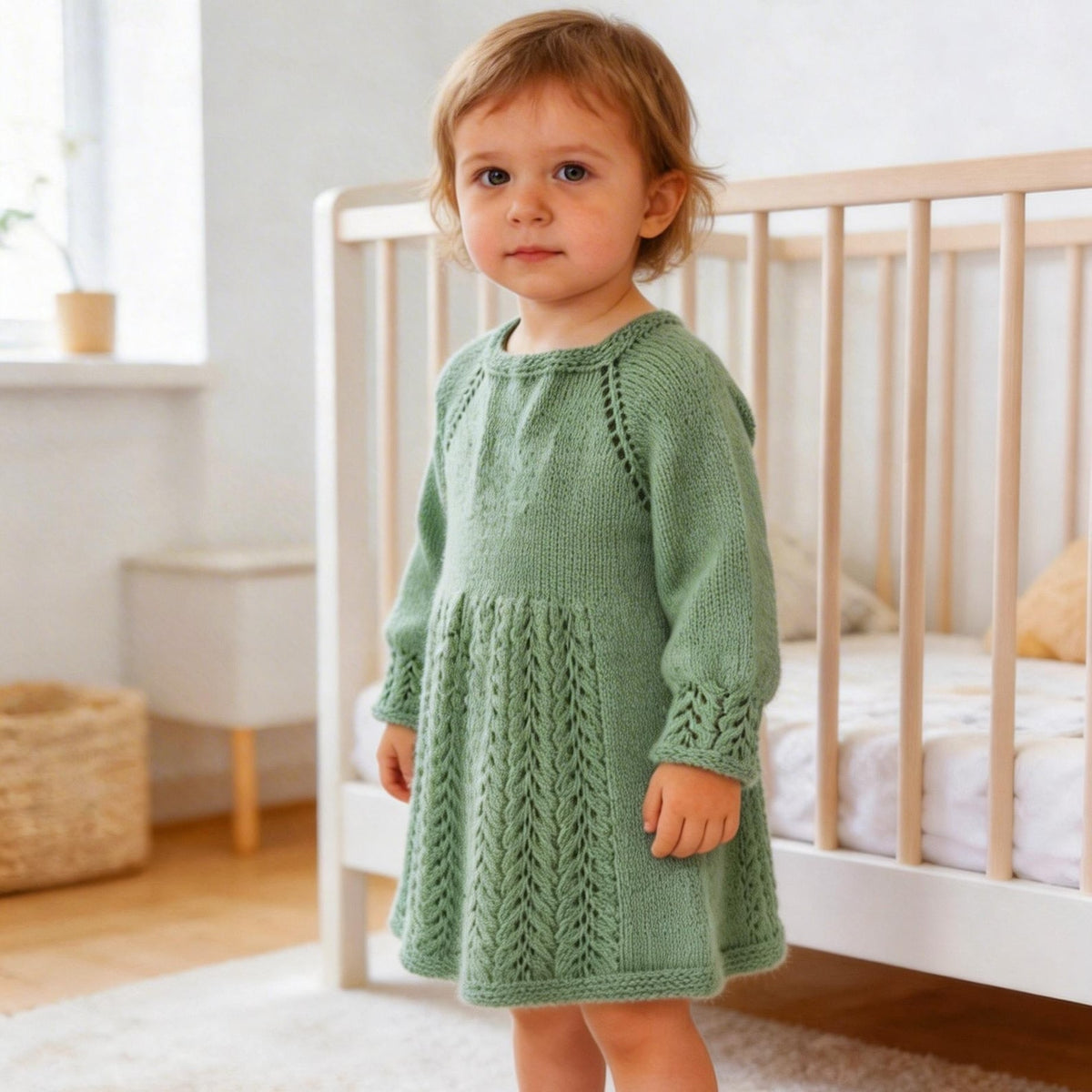 Baby Dress Knitting Pattern