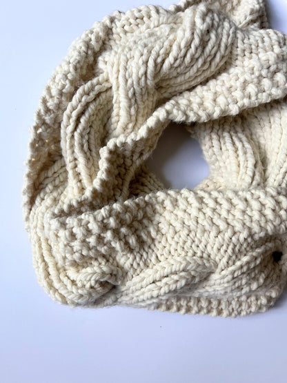 Chunky Cable Scarf Knitting Pattern