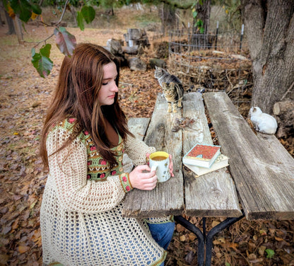 Crochet Cottage Apple Cardigan Pattern