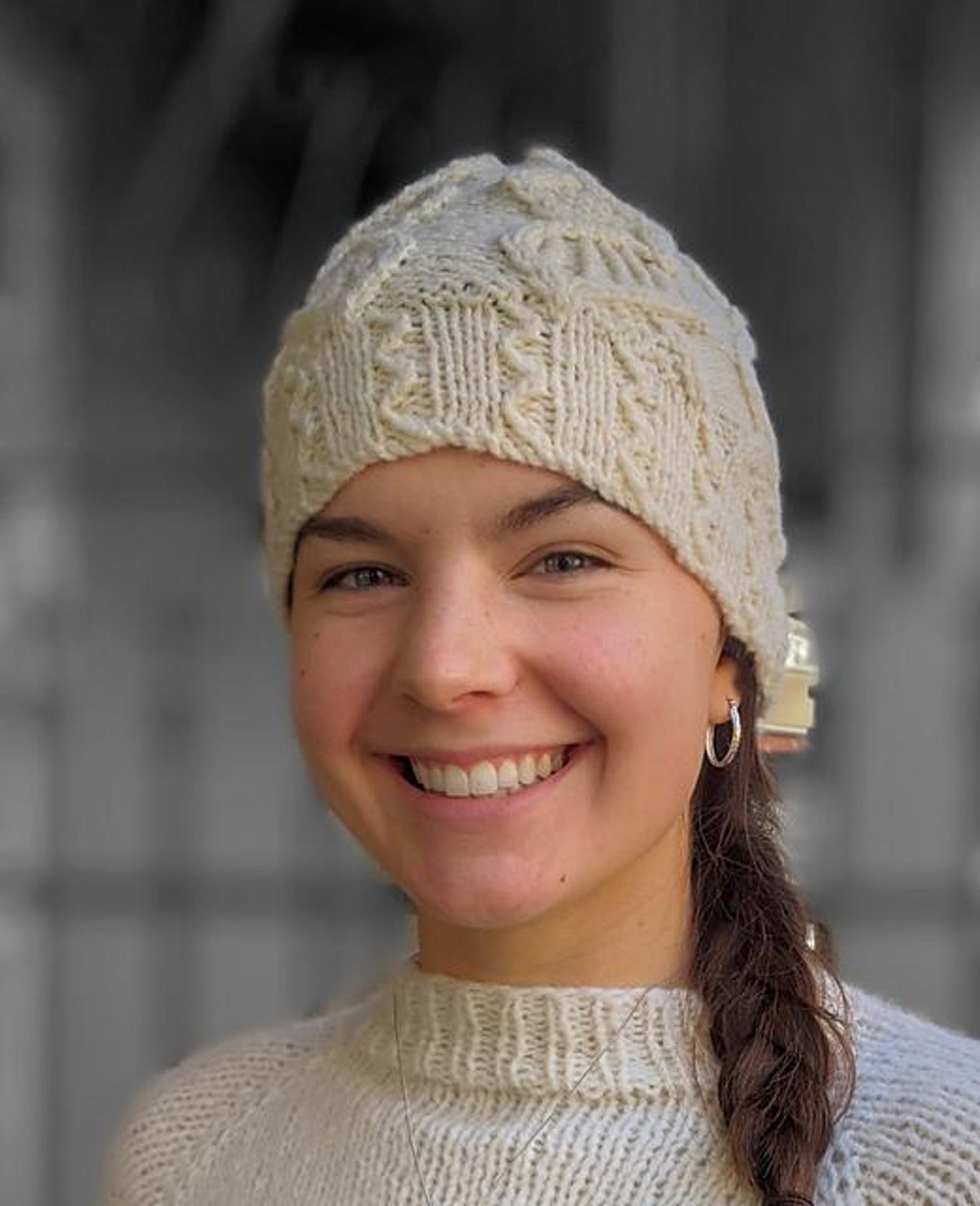 Patchwork Butterfly Cap Knitting Pattern