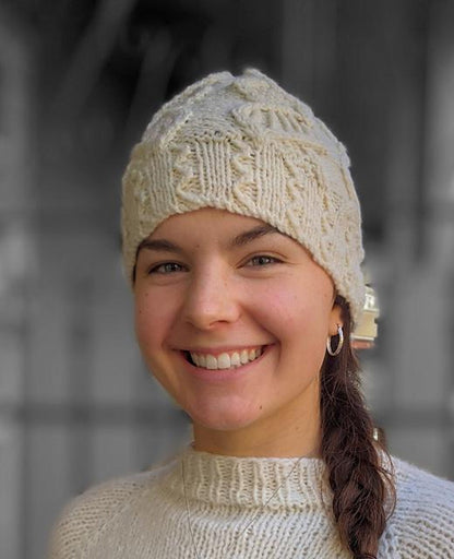 Patchwork Butterfly Cap Knitting Pattern