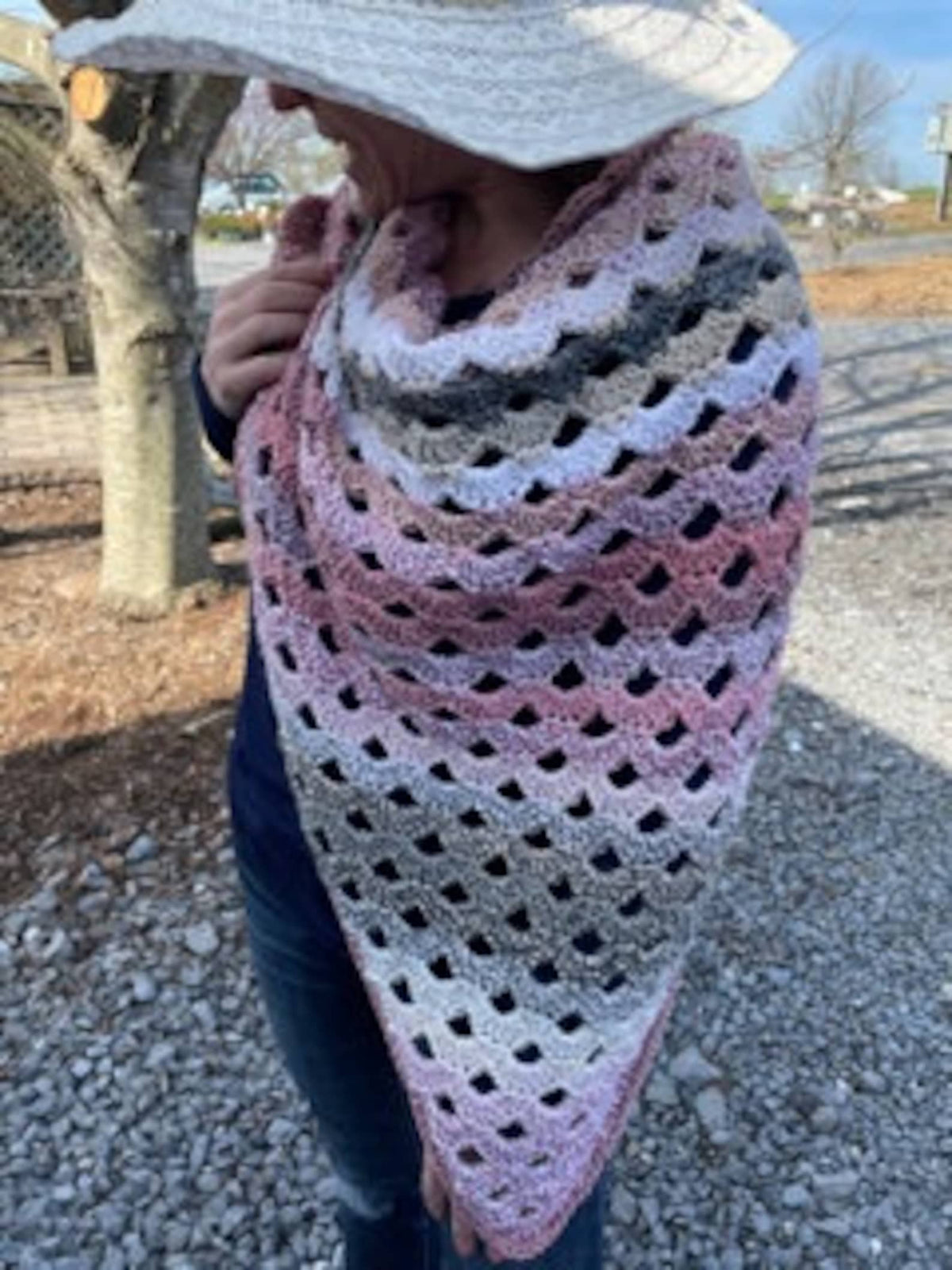 Cascading Shawl Crochet Pattern