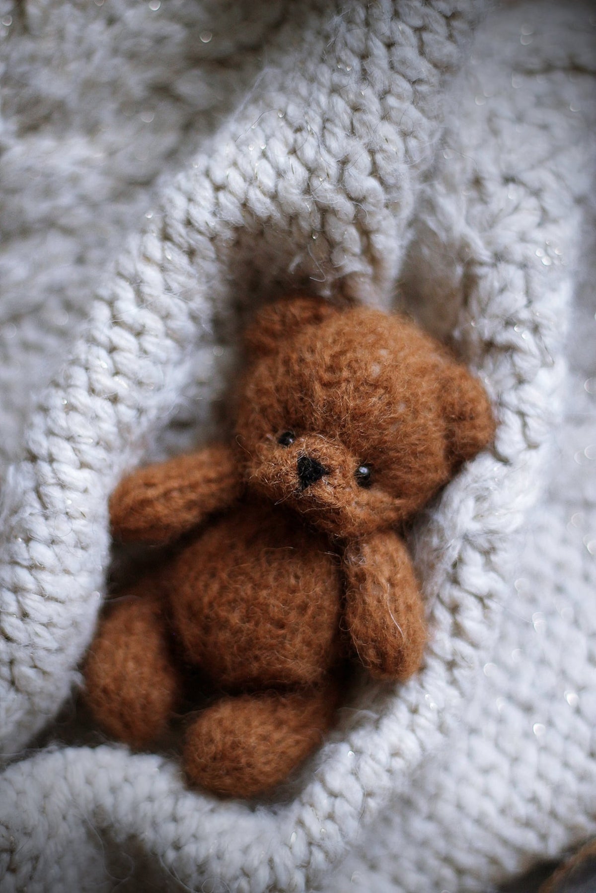 Tiny  Teddy Bear Knitting Pattern