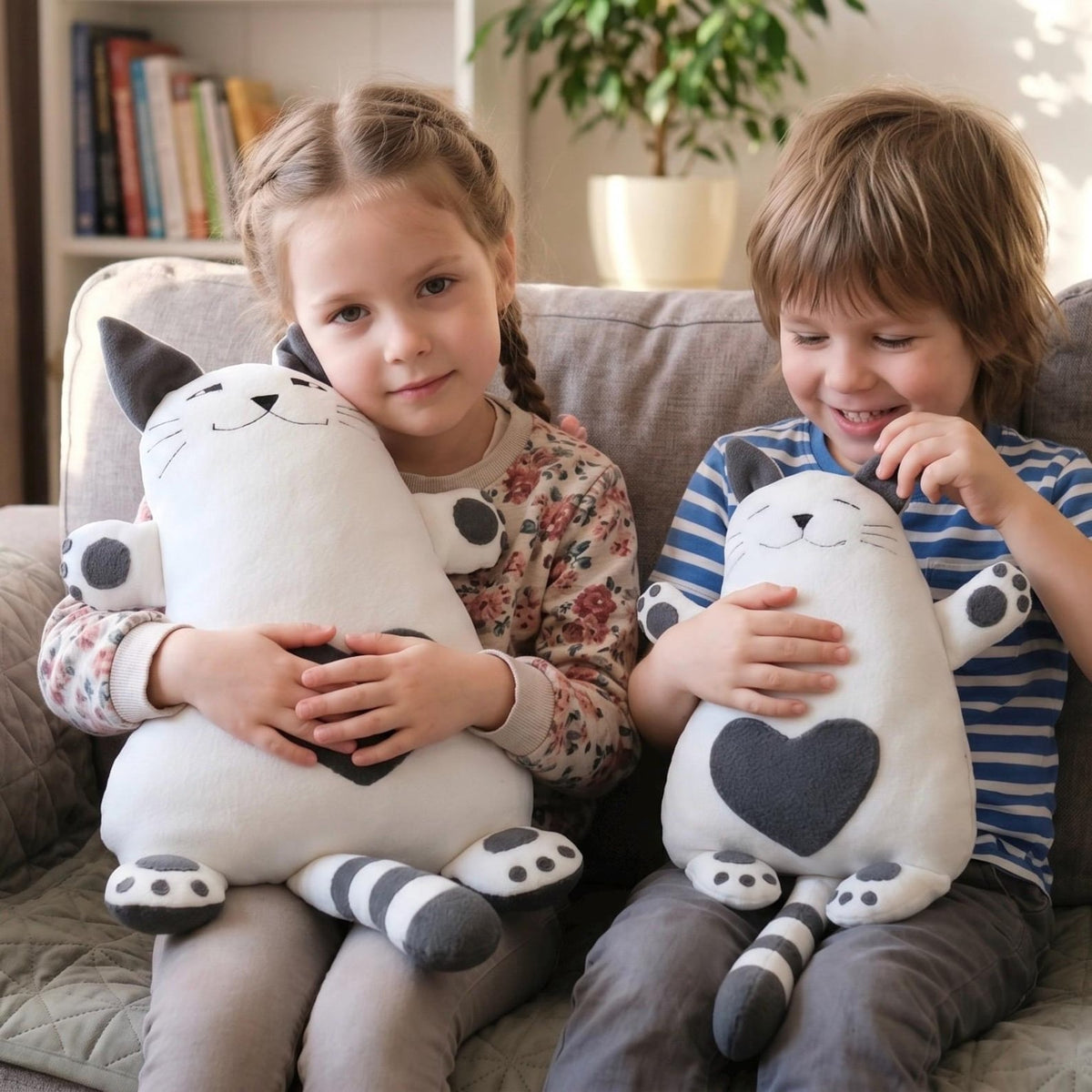 Cat Pillow Sewing Pattern PDF