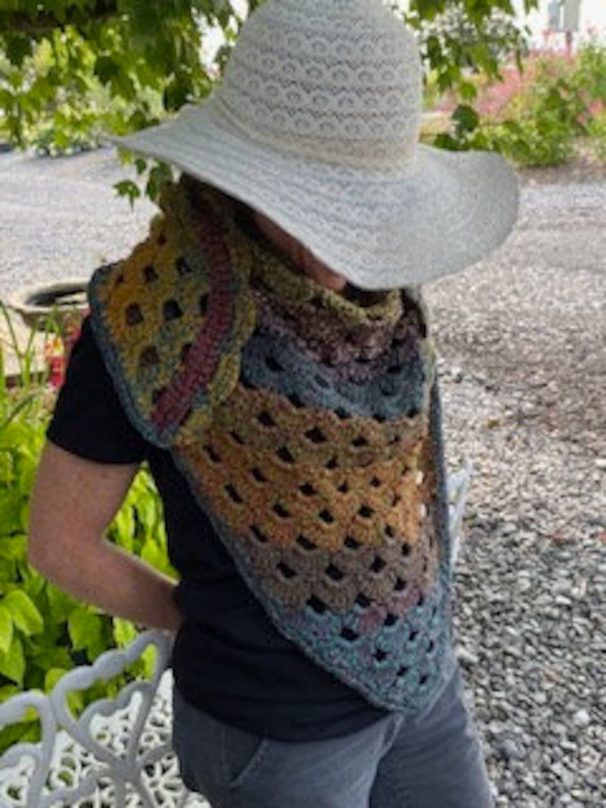 Cascading Shawl Crochet Pattern