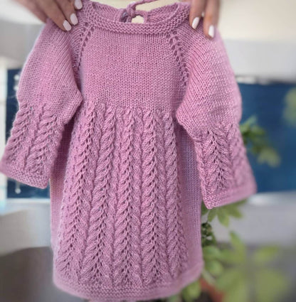 Baby Dress Knitting Pattern