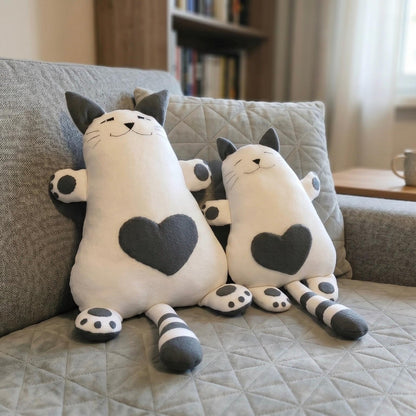 Cat Pillow Sewing Pattern PDF