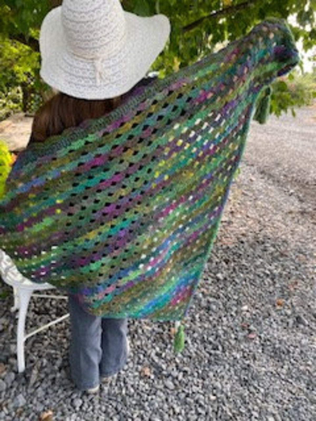 Cascading Shawl Crochet Pattern